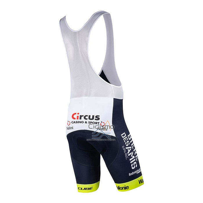 Wanty-gobert Ciclismo Team Ropa Ciclismo Culotte Corto 2022 Mangas Cortas Blanco Azul
